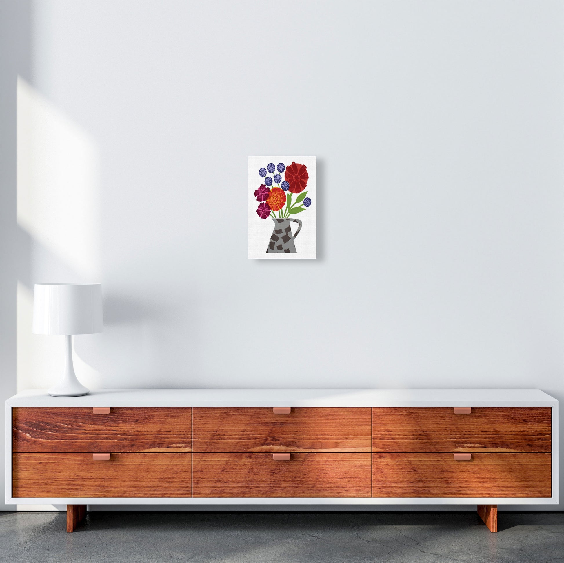 PatchVase Art Print by Kate Heiss A4 Canvas