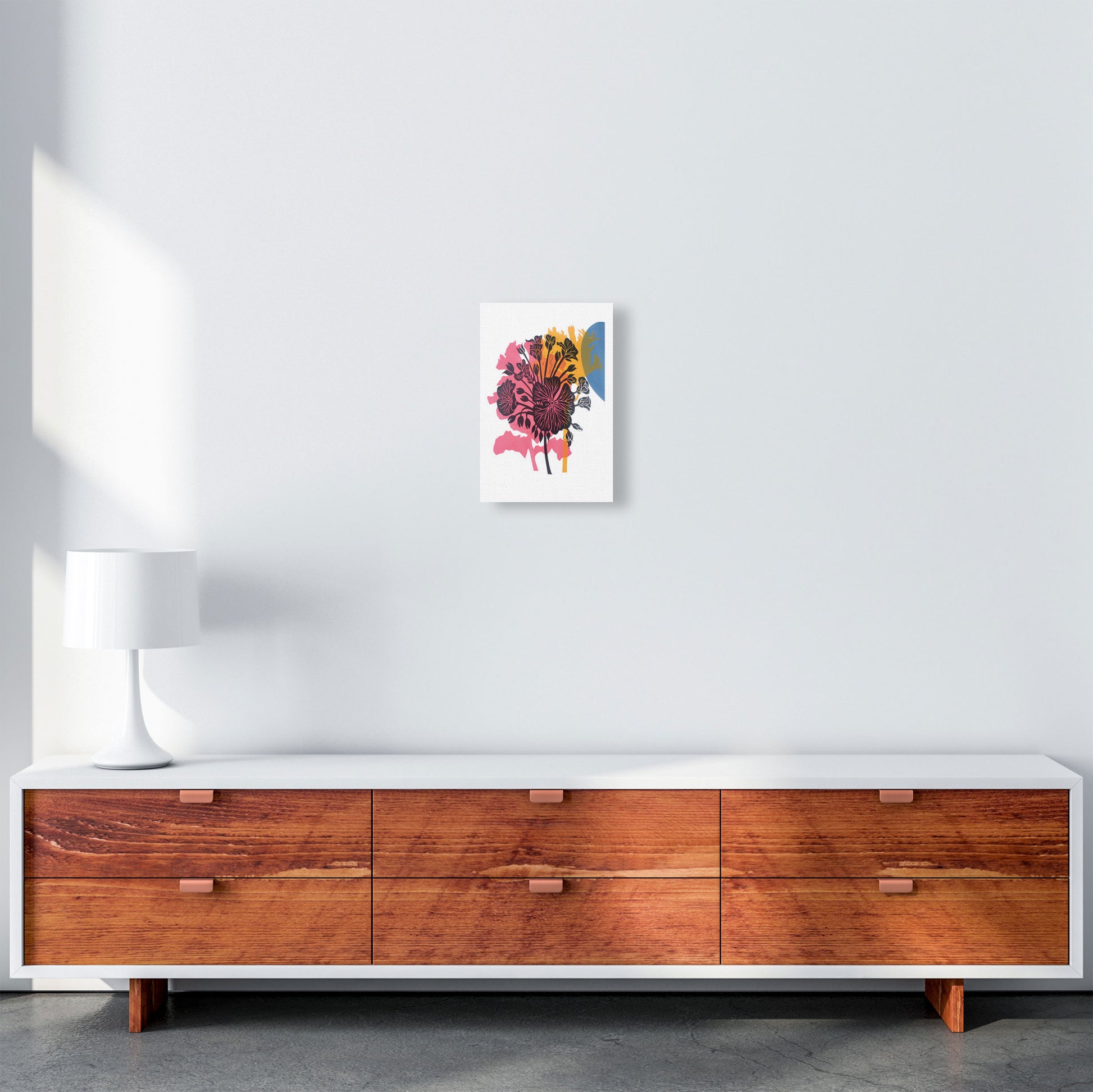 Geranium Art Print by Kate Heiss A4 Canvas