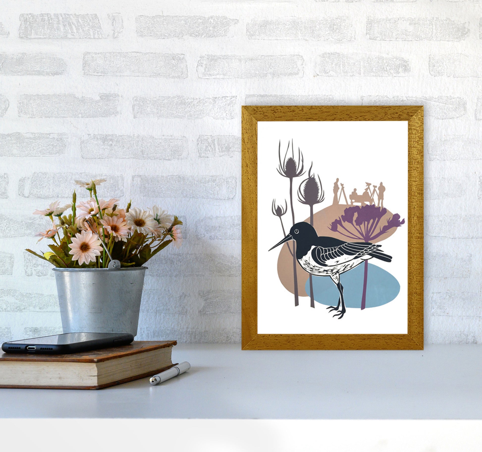 Birdwatchers Art Print by Kate Heiss A4 Print Only