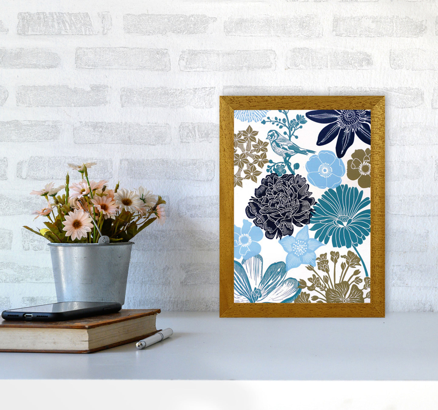 Cottage Garden 8 Art Print by Kate Heiss A4 Print Only