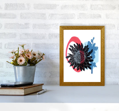 Dahlia PLpostcard Art Print by Kate Heiss A4 Print Only