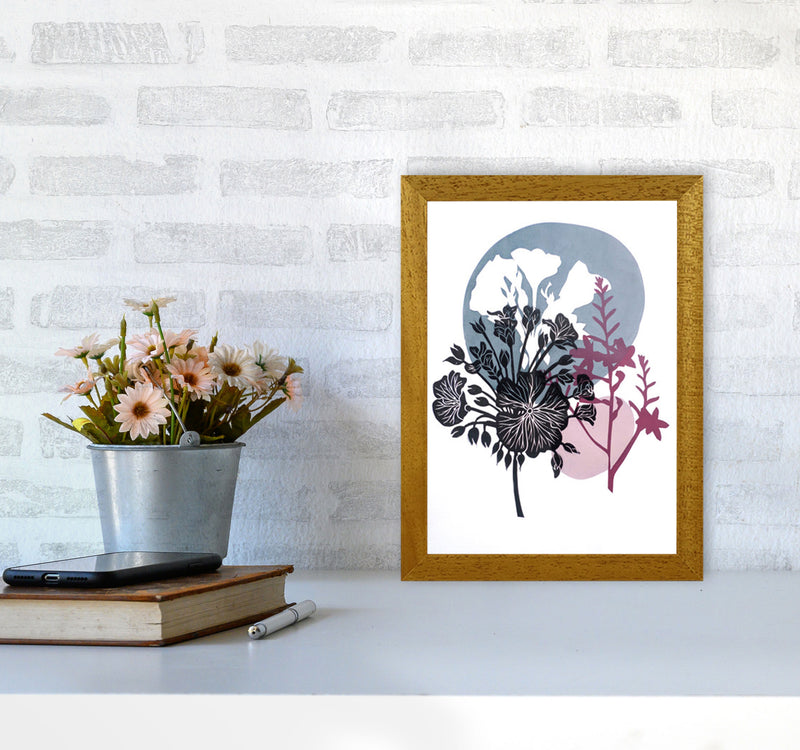 Montbretia postcard Art Print by Kate Heiss A4 Print Only