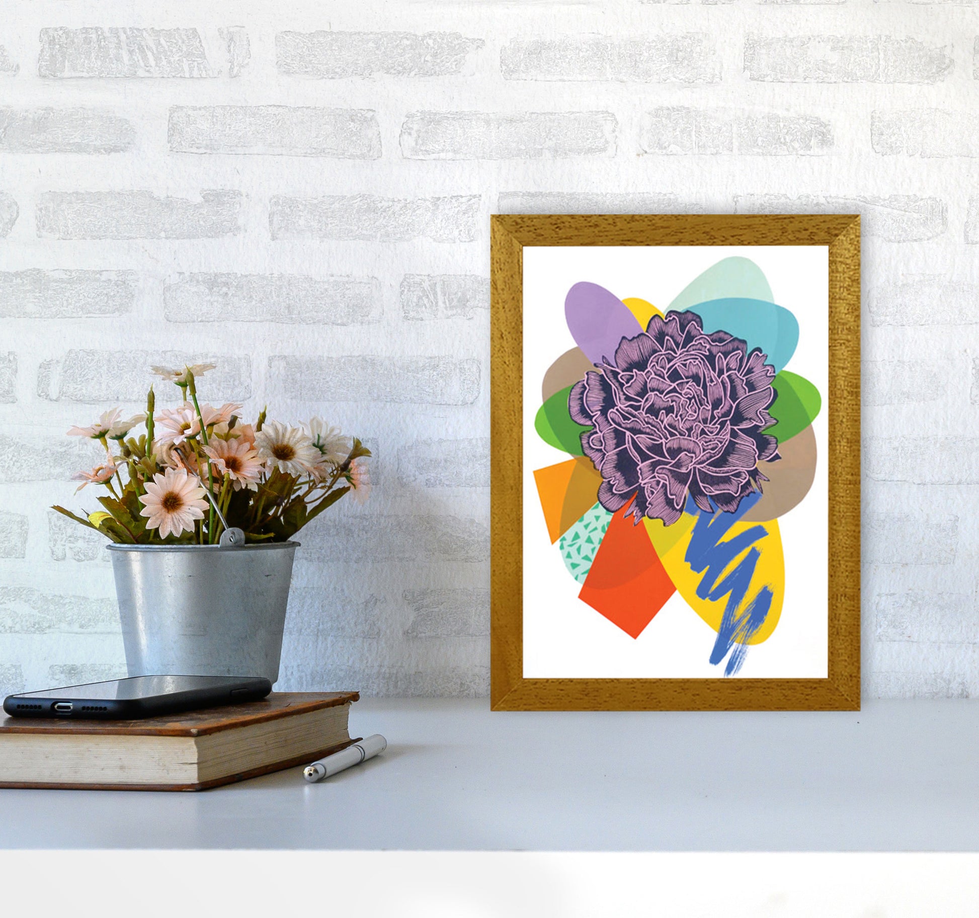 Peony 4 Series 1 Art Print by Kate Heiss A4 Print Only
