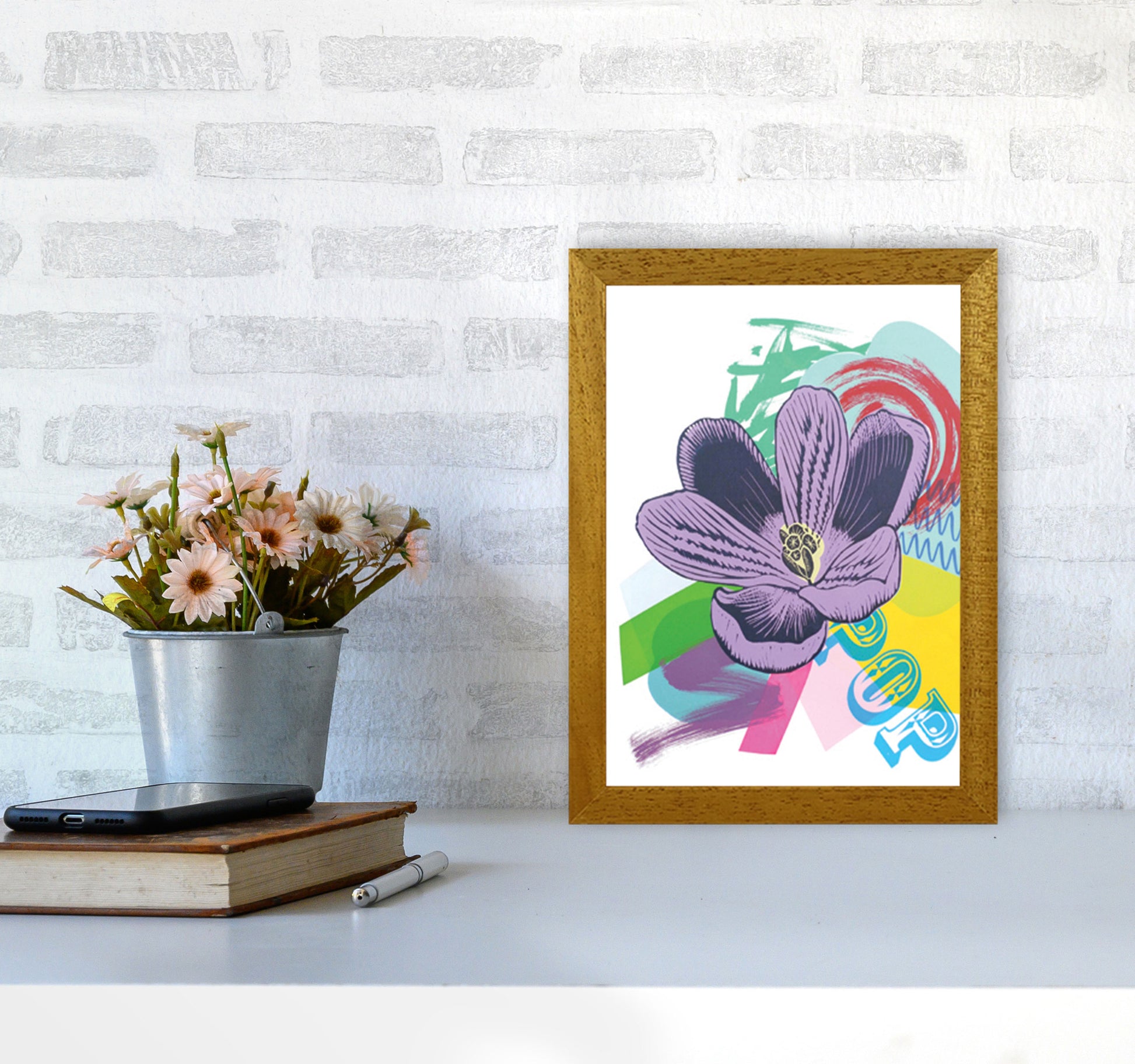 Crocus 1 Series 1 Art Print by Kate Heiss A4 Print Only