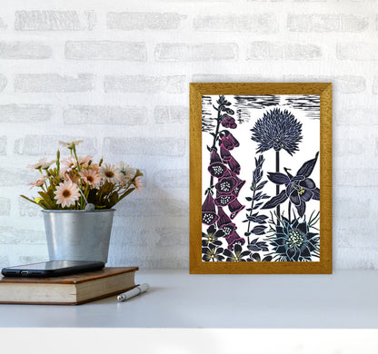 Foxgloves Art Print by Kate Heiss A4 Print Only