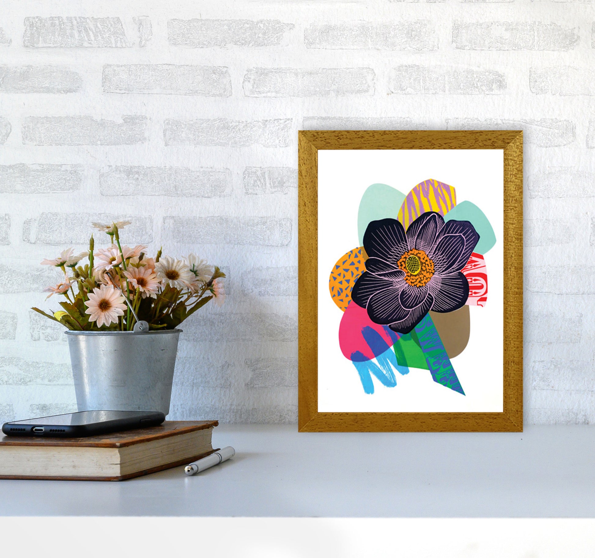 Anemone 2 Series 2 Art Print by Kate Heiss A4 Print Only
