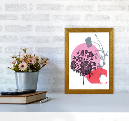 Geranium & Poppy Art Print by Kate Heiss A4 Print Only