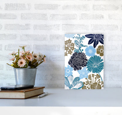 Cottage Garden 8 Art Print by Kate Heiss A4 Black Frame