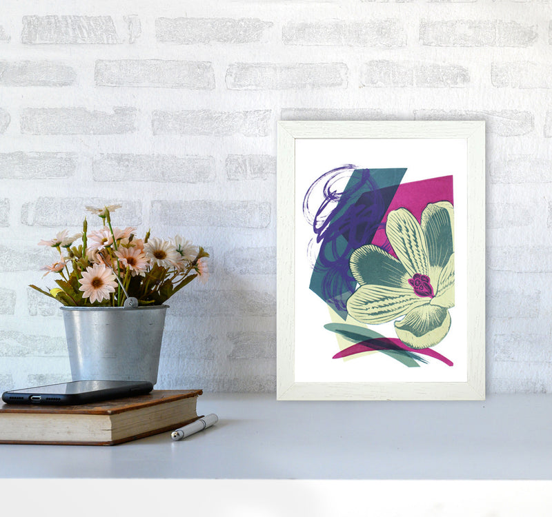 Spring Garden Art Print by Kate Heiss A4 Oak Frame