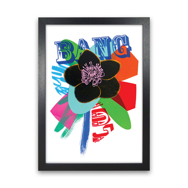 Bang 1 Art Print by Kate Heiss Black Grain