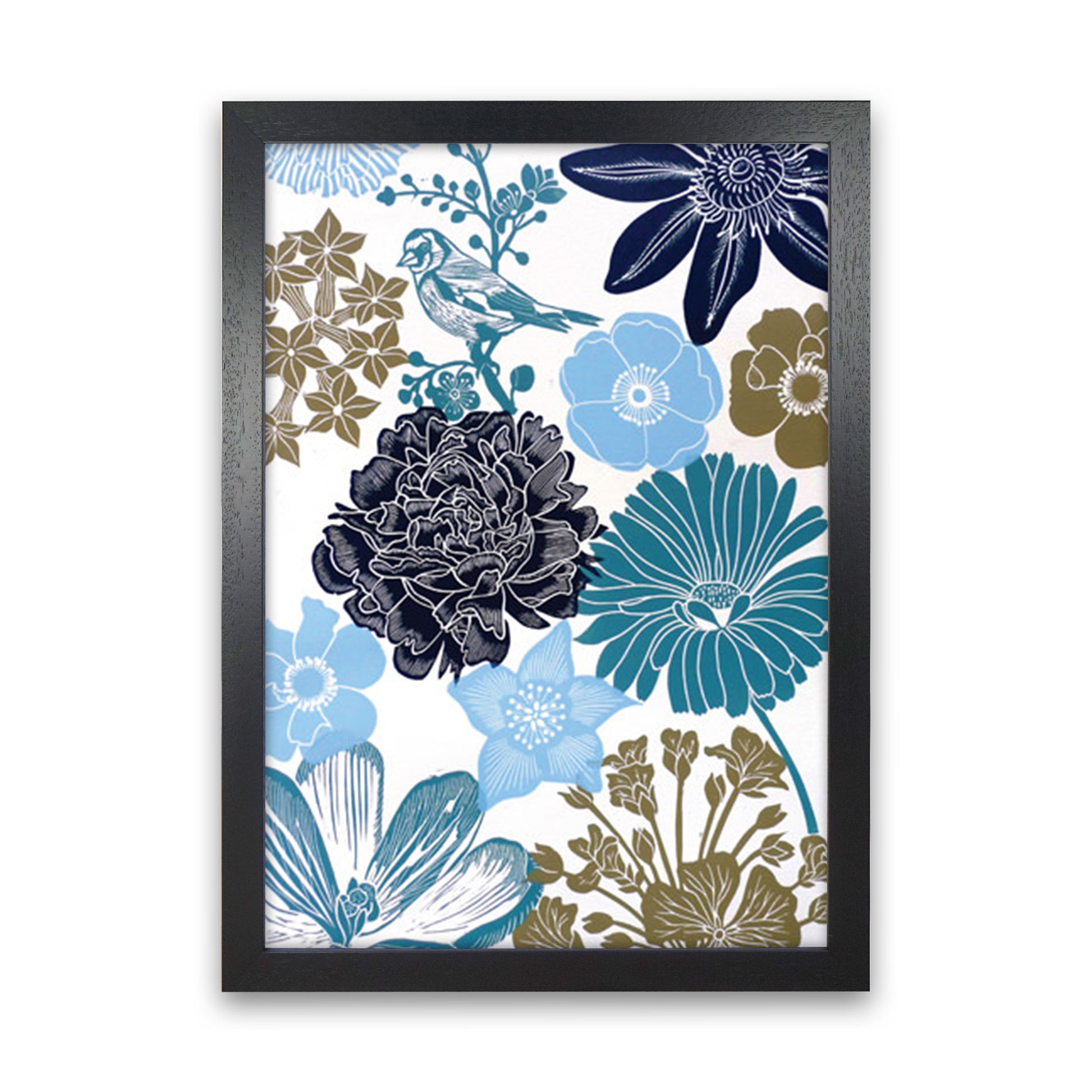 Cottage Garden 8 Art Print by Kate Heiss Black Grain