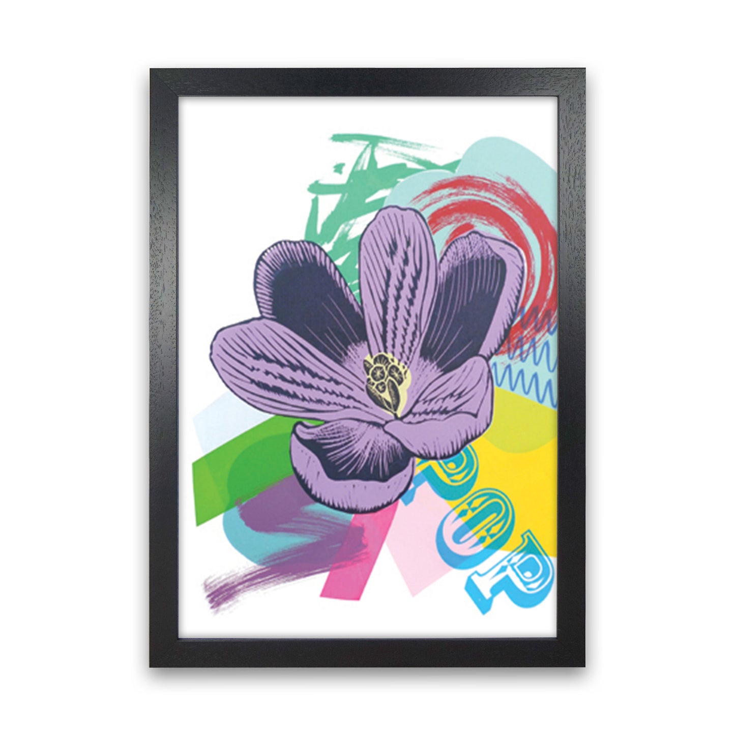 Crocus 1 Series 1 Art Print by Kate Heiss Black Grain