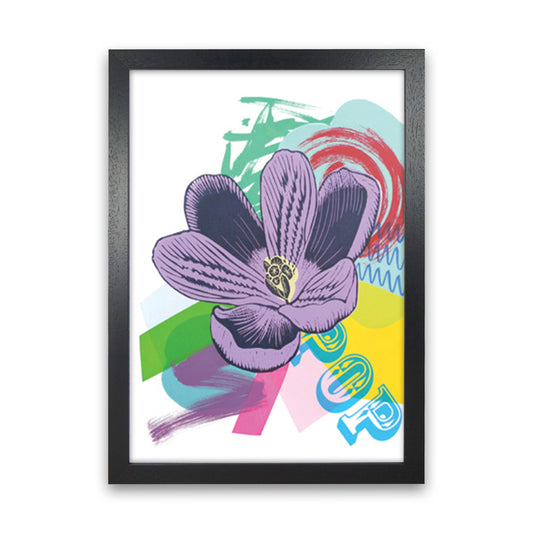 Crocus 1 Series 1 Art Print by Kate Heiss Black Grain