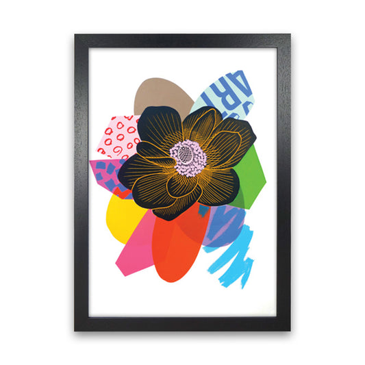 Anemone 1 Series 2 Art Print by Kate Heiss Black Grain
