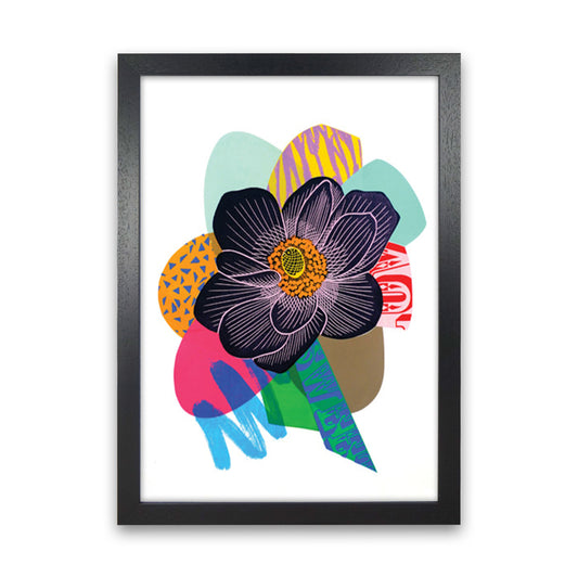 Anemone 2 Series 2 Art Print by Kate Heiss Black Grain