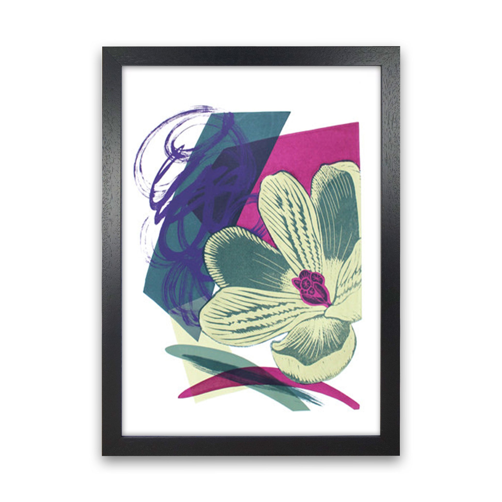 Spring Garden Art Print by Kate Heiss Black Grain