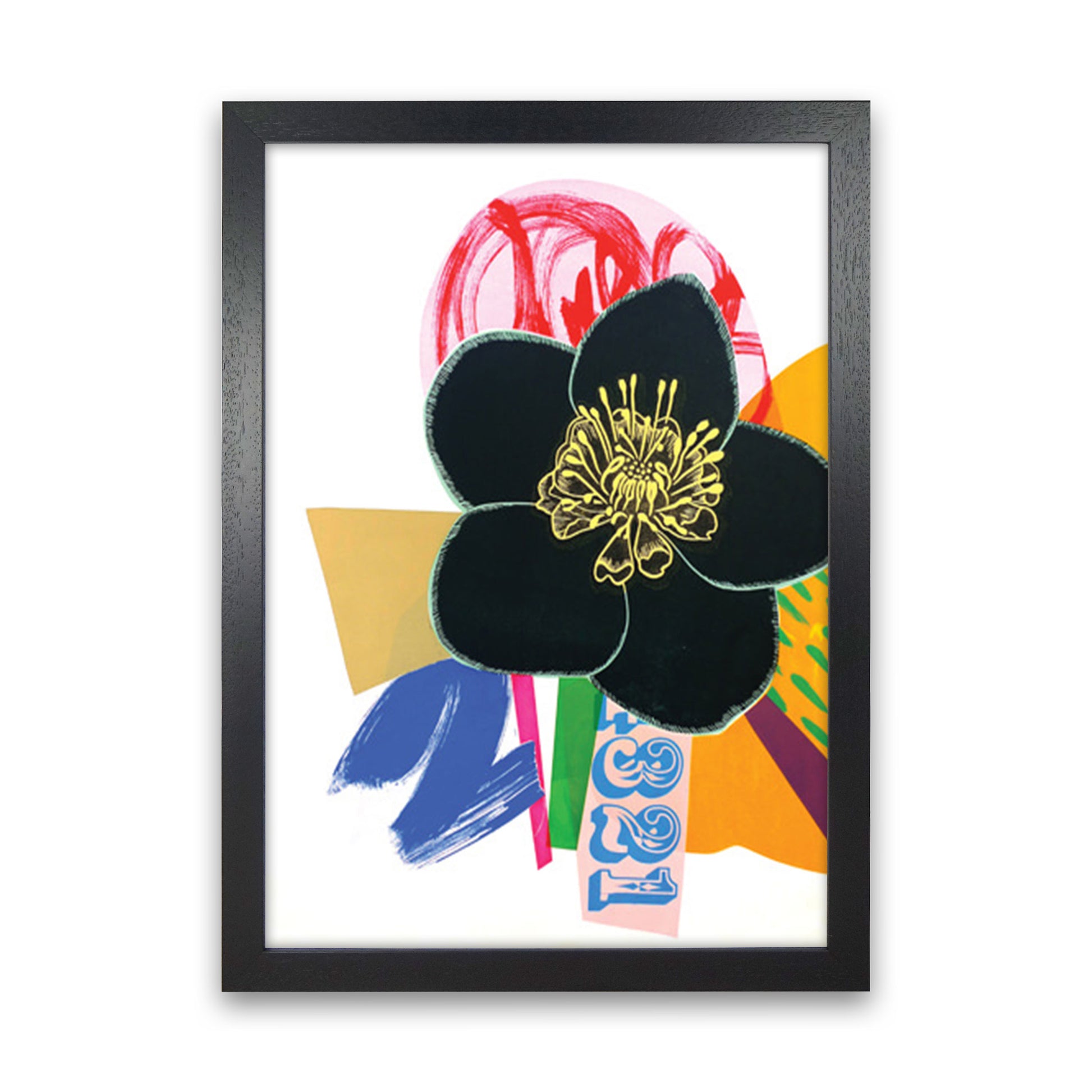 Hellebore 1 Series 1 Art Print by Kate Heiss Black Grain
