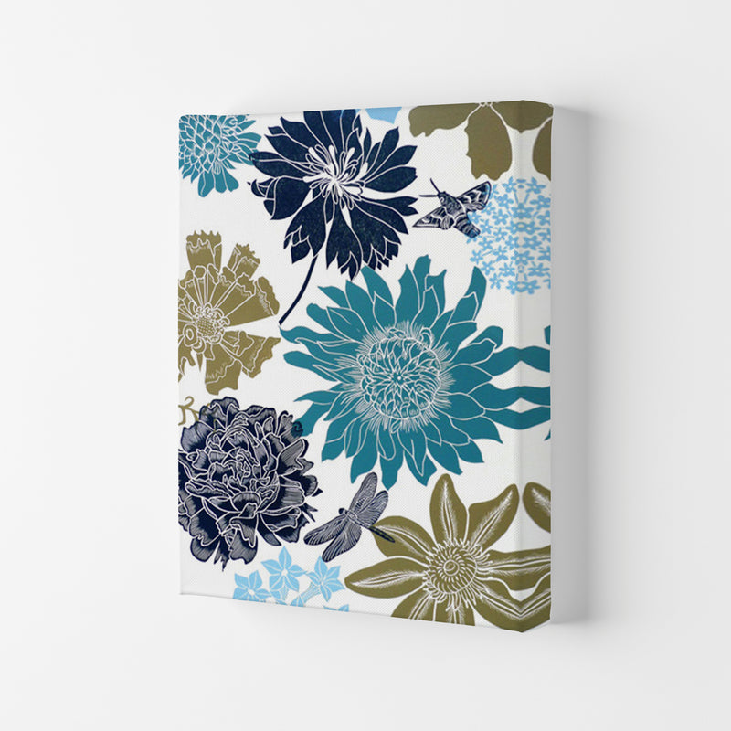 CottageGarden 9 postcard Art Print by Kate Heiss Canvas
