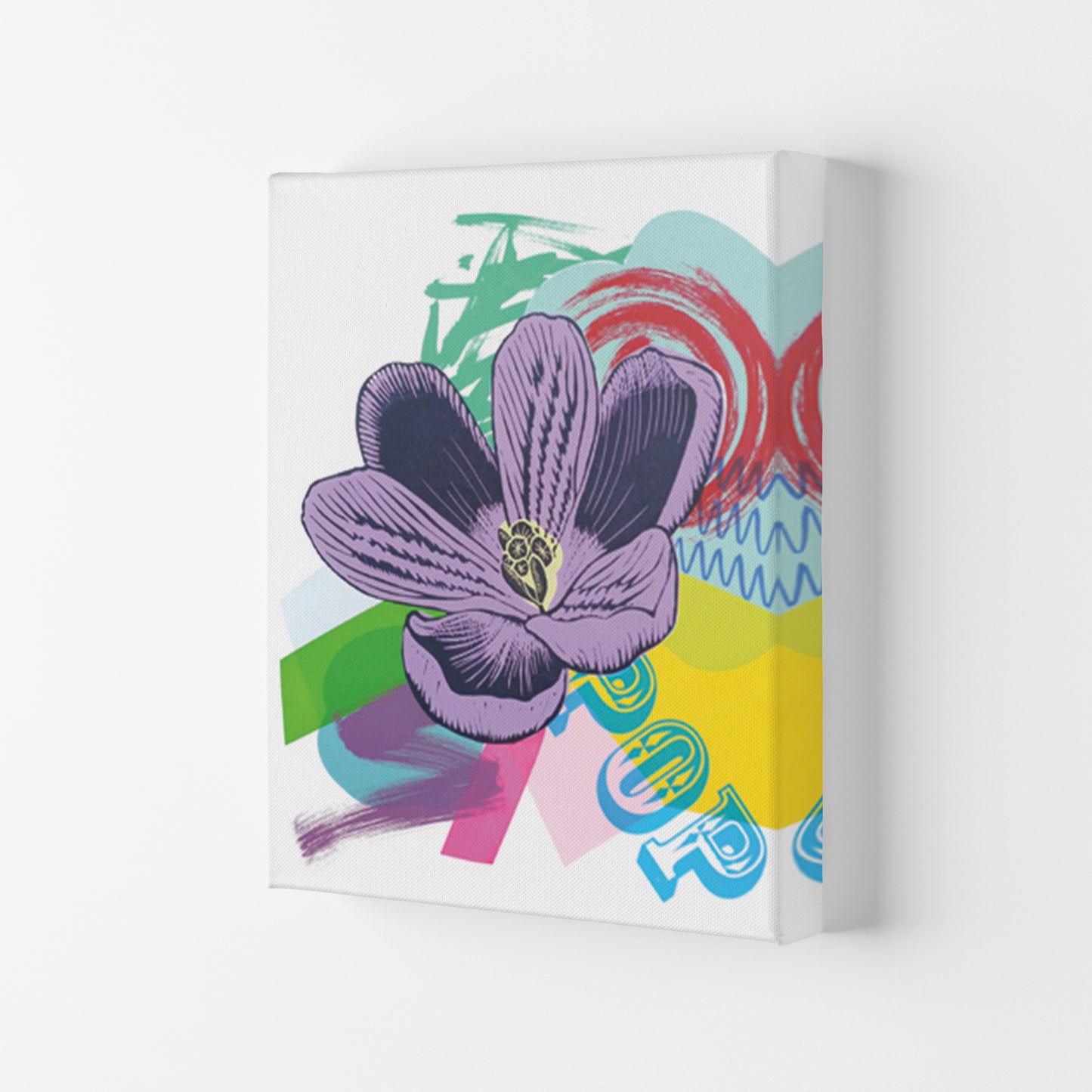 Crocus 1 Series 1 Art Print by Kate Heiss Canvas