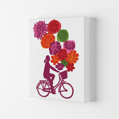 Bike Blooms Art Print by Kate Heiss Canvas
