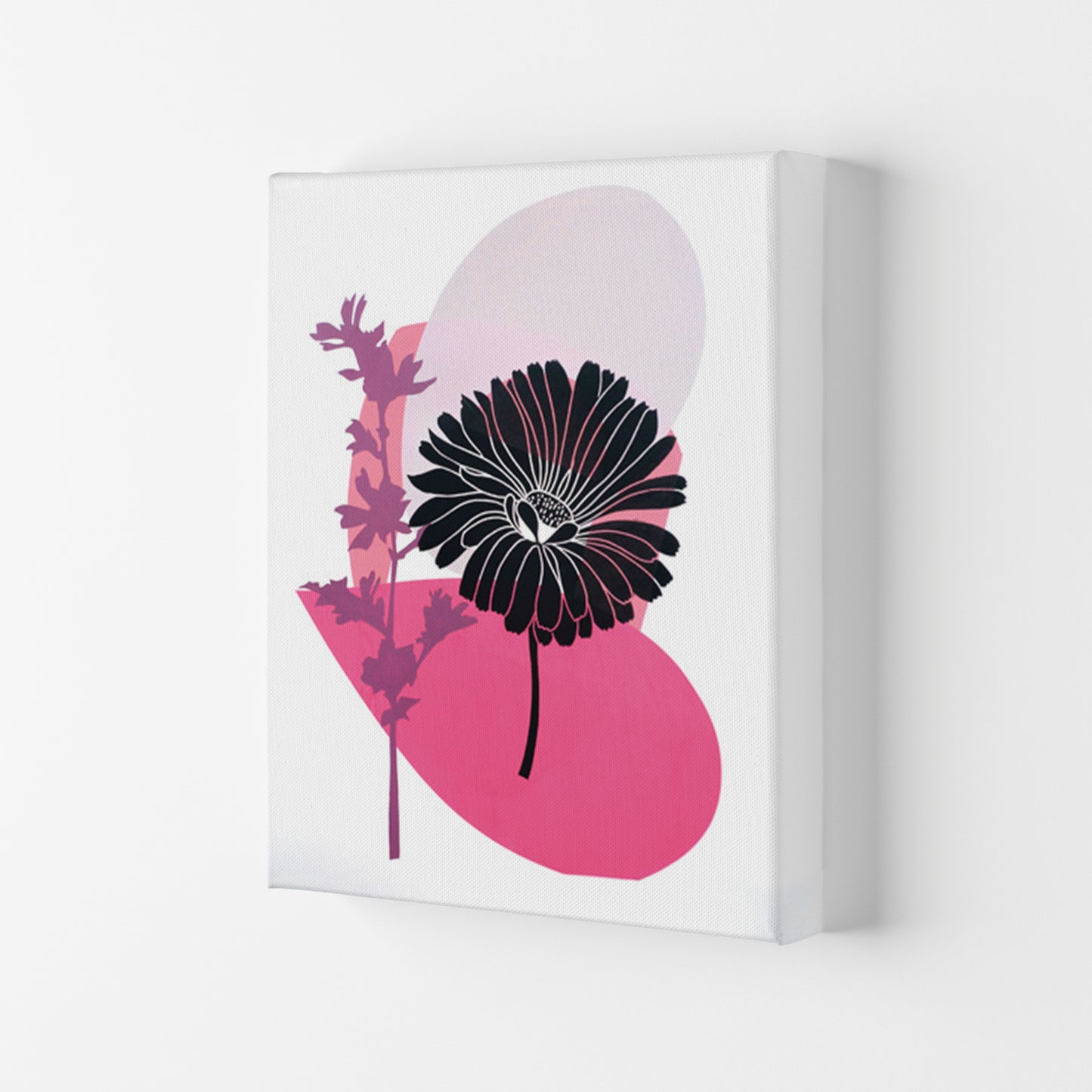 Calendula & Mallow Art Print by Kate Heiss Canvas
