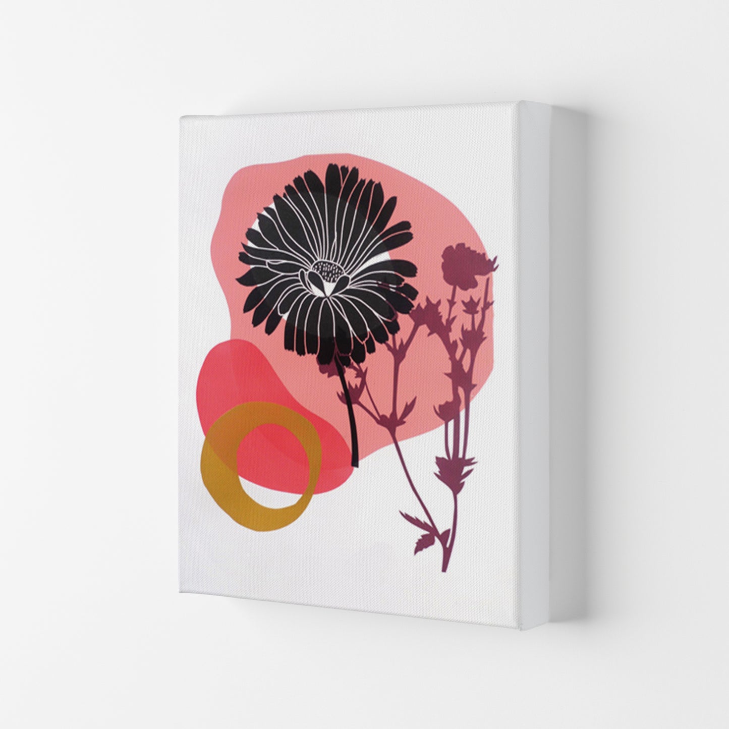 Calendula Officinalis postcard Art Print by Kate Heiss Canvas