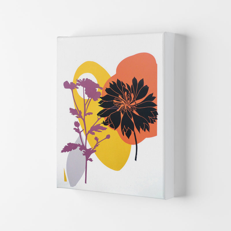 Scabiosa & Daisy Art Print by Kate Heiss Canvas