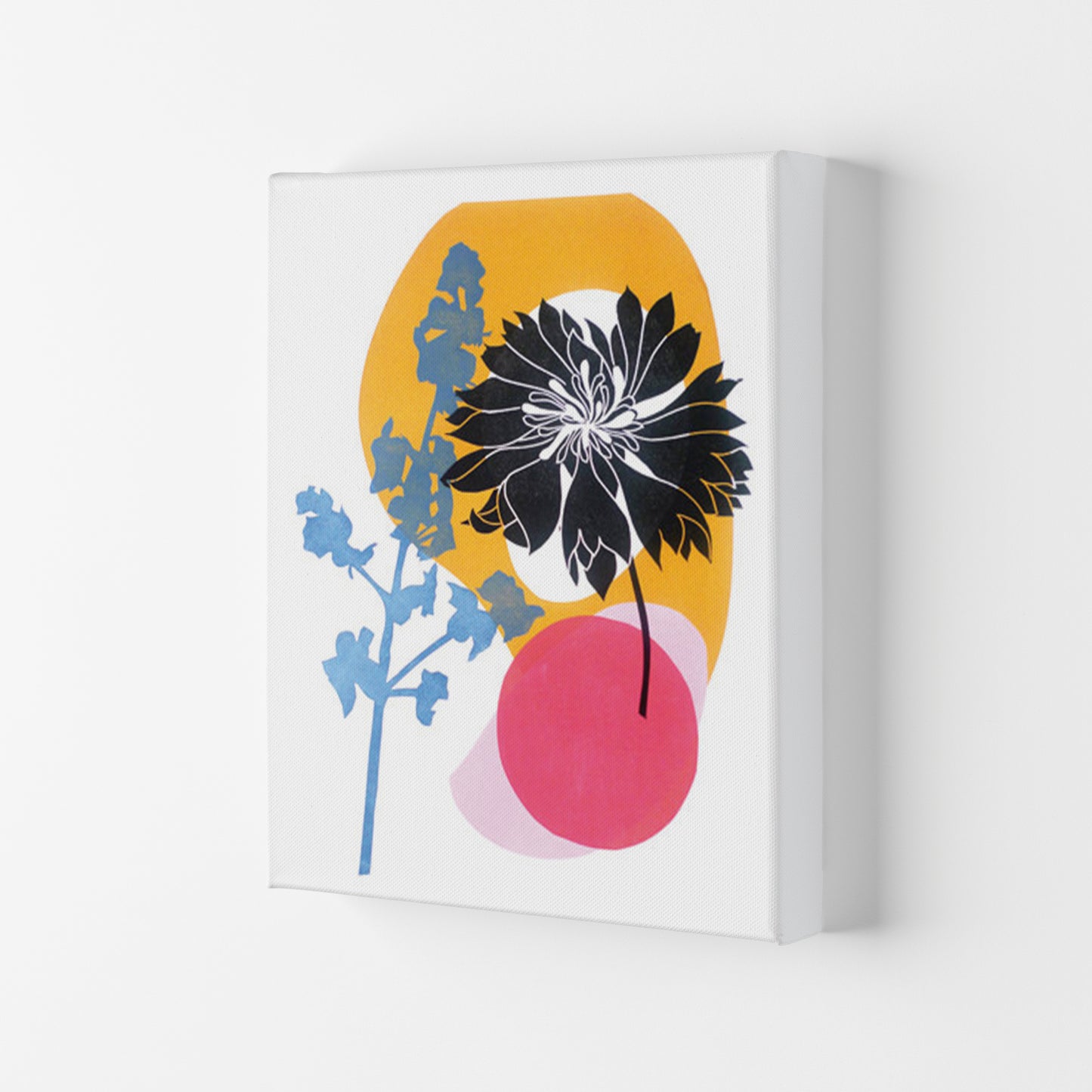 Cornflower Art Print by Kate Heiss Canvas