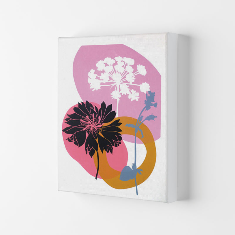 Cornflower & CowParsley postcard Art Print by Kate Heiss Canvas