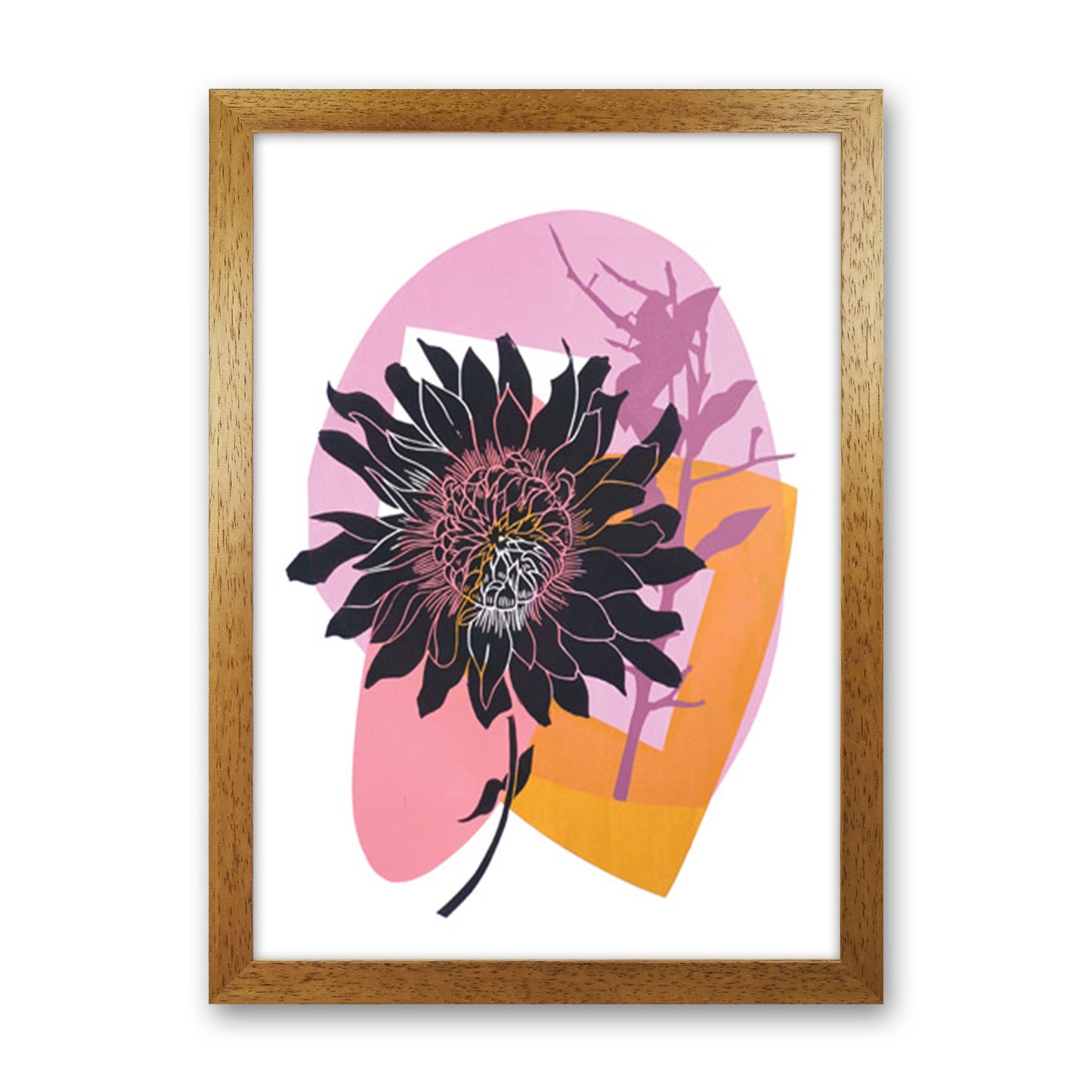Clematis & Blueberry Art Print by Kate Heiss Oak Grain