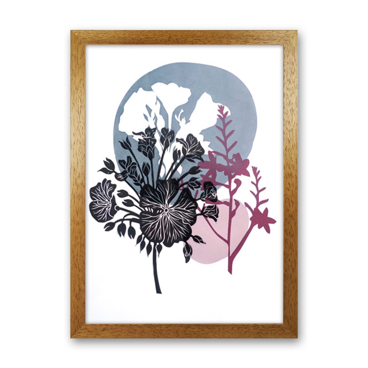 Montbretia postcard Art Print by Kate Heiss Oak Grain