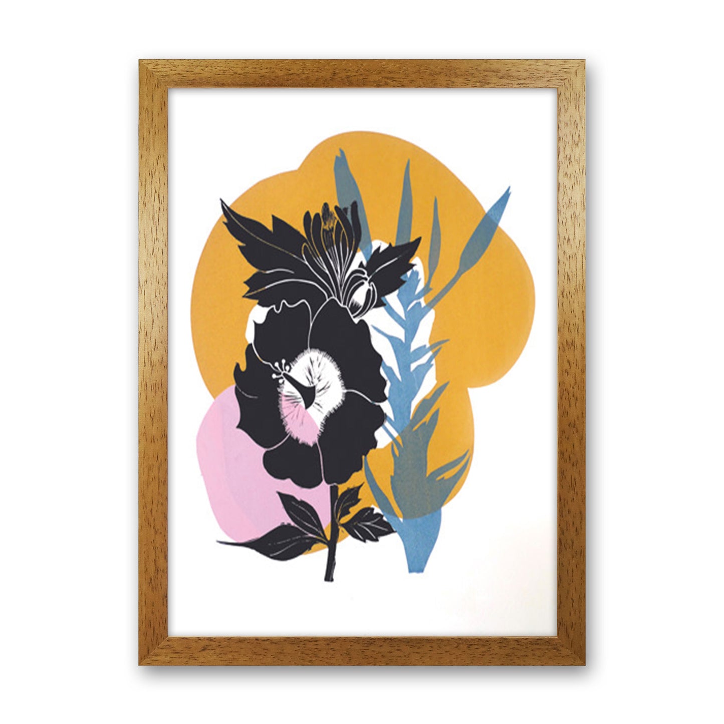 Hibiscus Art Print by Kate Heiss Oak Grain