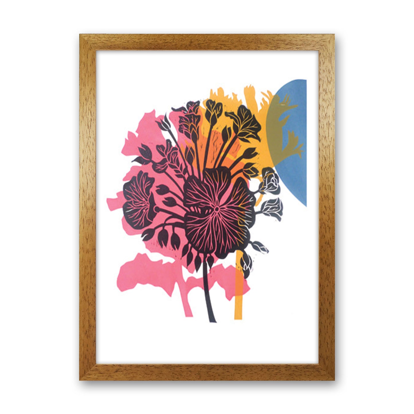 Geranium Art Print by Kate Heiss Oak Grain