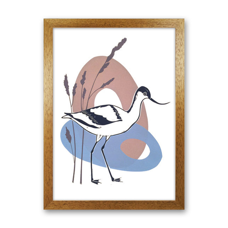 Avocet At Thornham Art Print by Kate Heiss Oak Grain