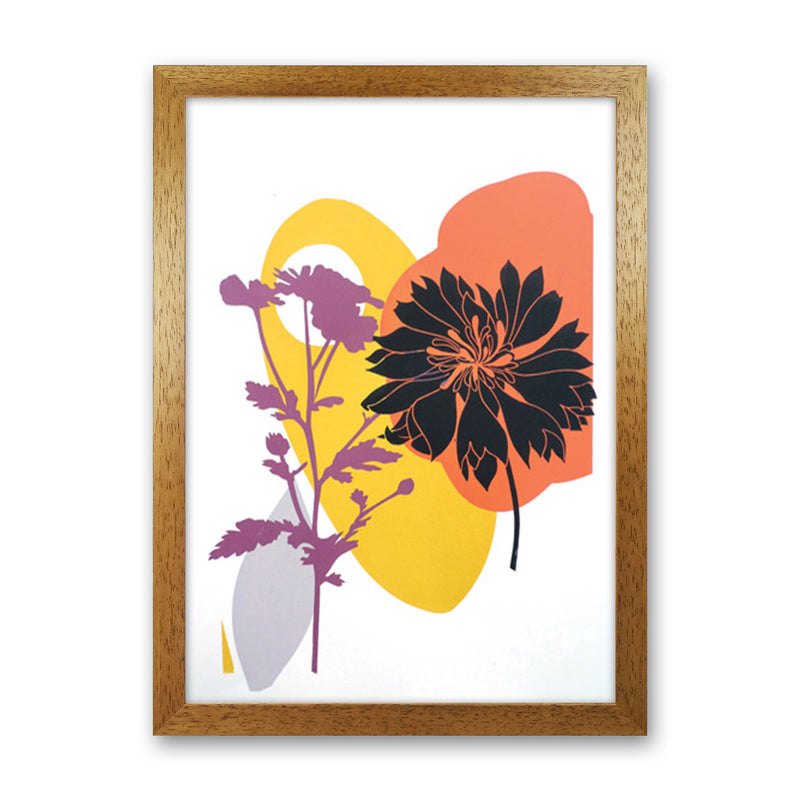 Scabiosa & Daisy Art Print by Kate Heiss Oak Grain