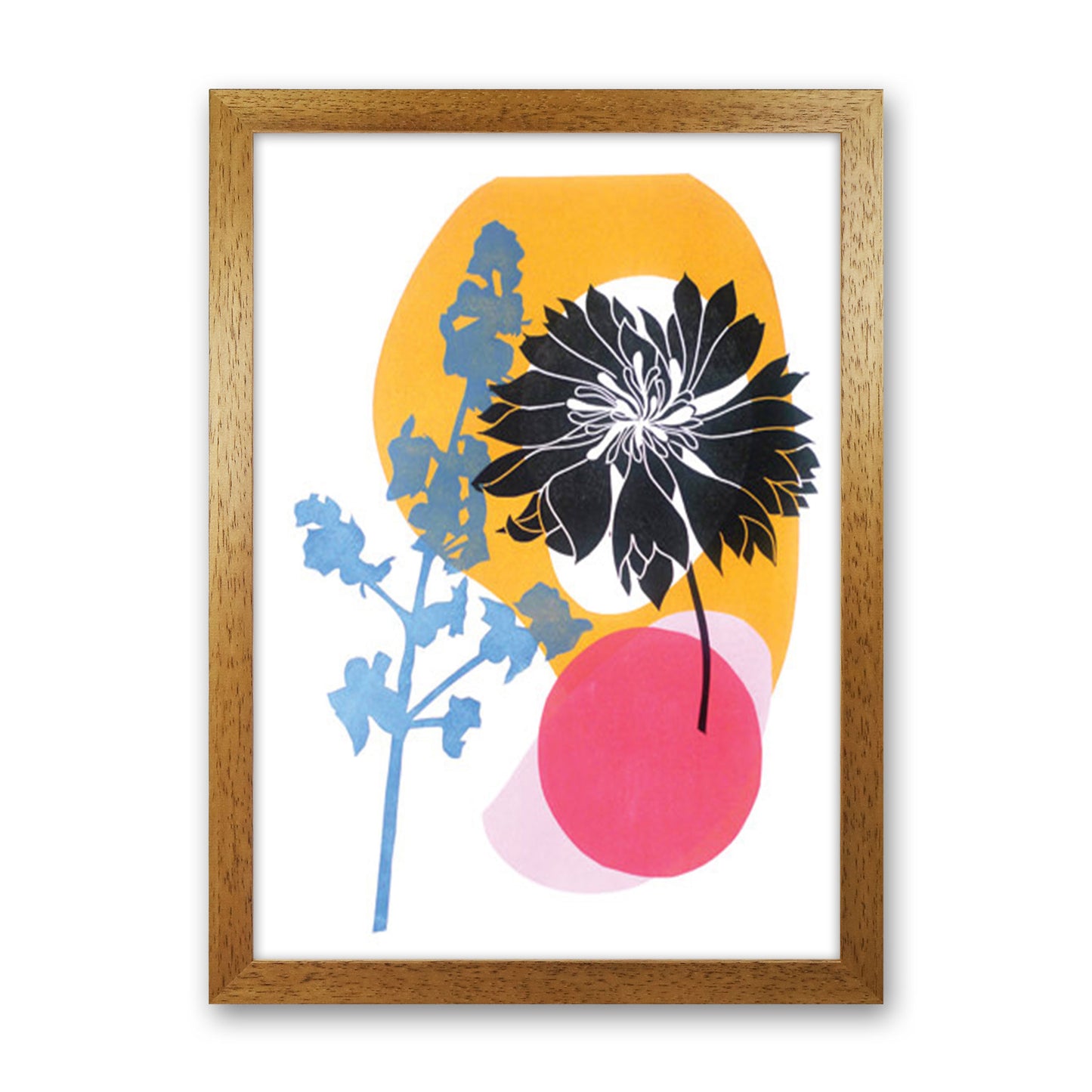 Cornflower Art Print by Kate Heiss Oak Grain