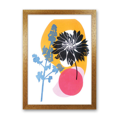 Cornflower Art Print by Kate Heiss Oak Grain