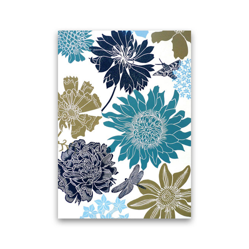 CottageGarden 9 postcard Art Print by Kate Heiss Print Only
