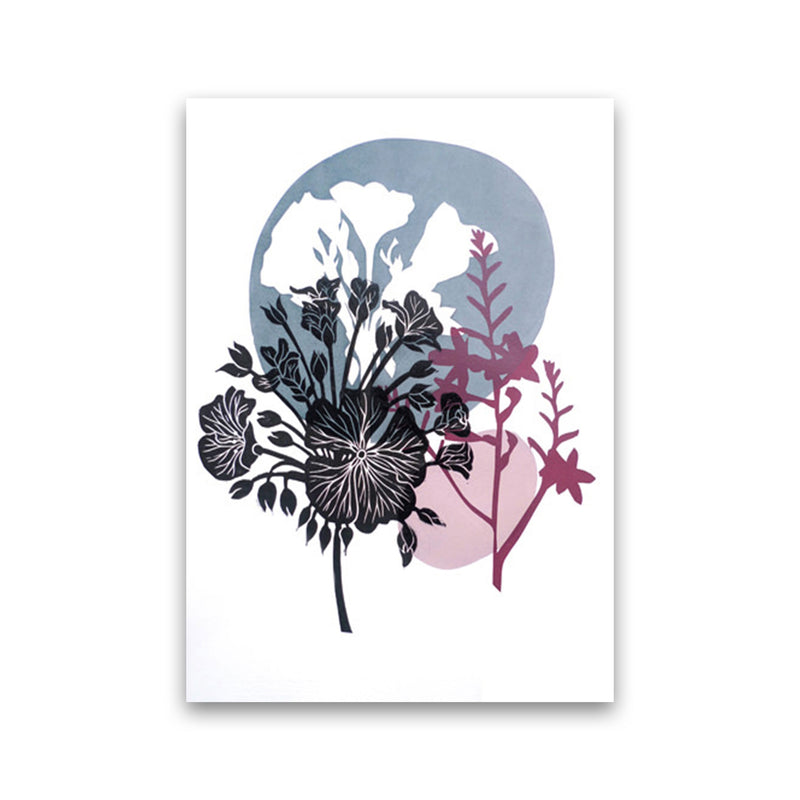 Montbretia postcard Art Print by Kate Heiss Print Only
