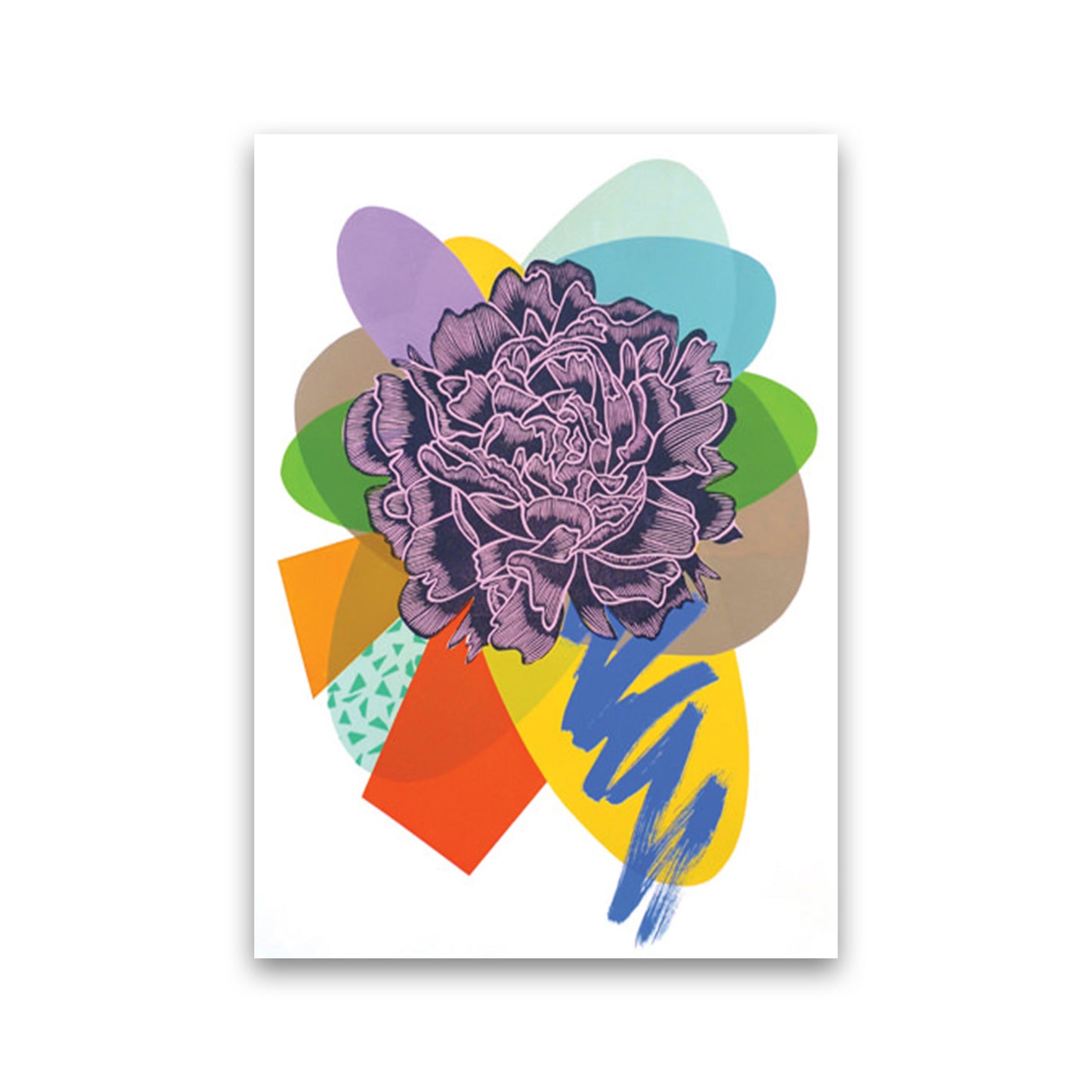 Peony 4 Series 1 Art Print by Kate Heiss Print Only