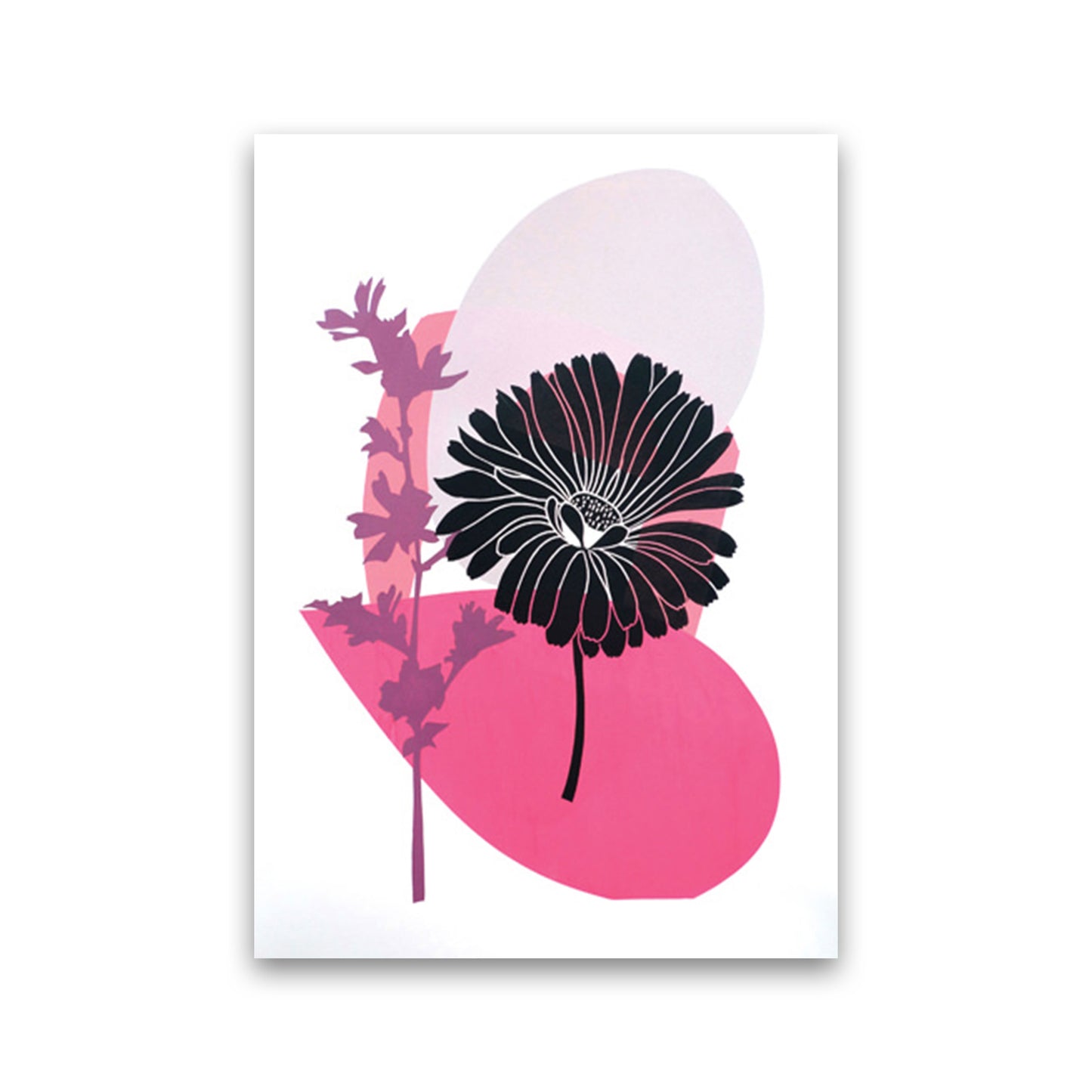 Calendula & Mallow Art Print by Kate Heiss Print Only