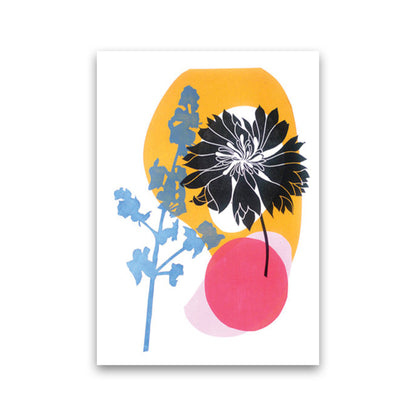 Cornflower Art Print by Kate Heiss Print Only