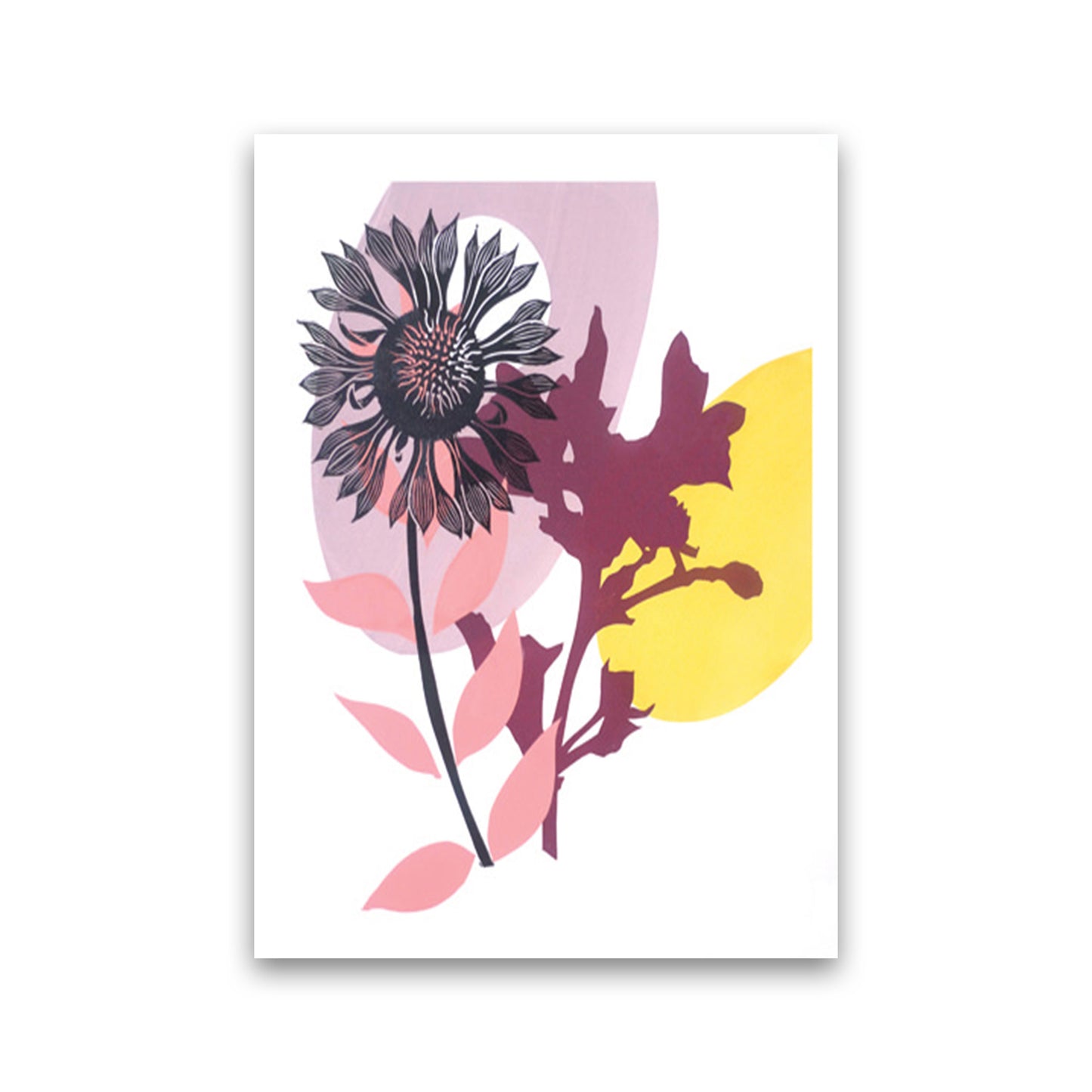 Gaillardia postcard Art Print by Kate Heiss Print Only