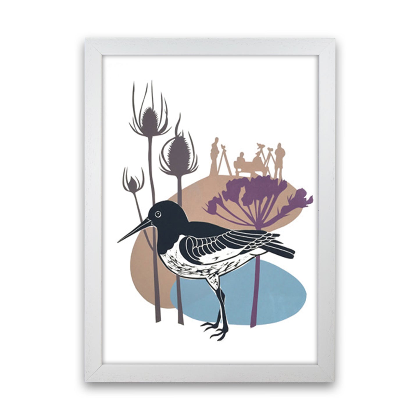 Birdwatchers Art Print by Kate Heiss White Grain
