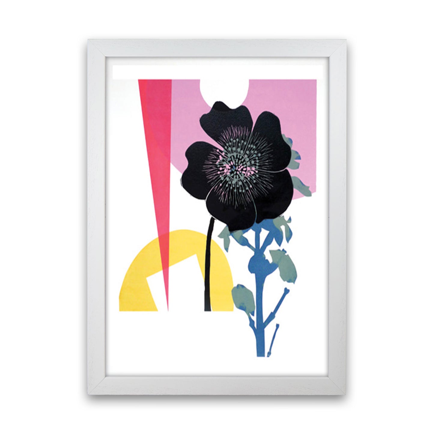 Rananculus Acris Art Print by Kate Heiss White Grain