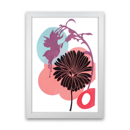 Fuschia Art Print by Kate Heiss White Grain
