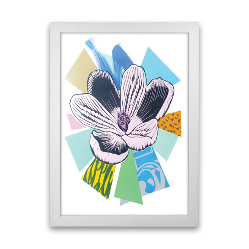 Crocus 2 Series 1 Art Print by Kate Heiss White Grain