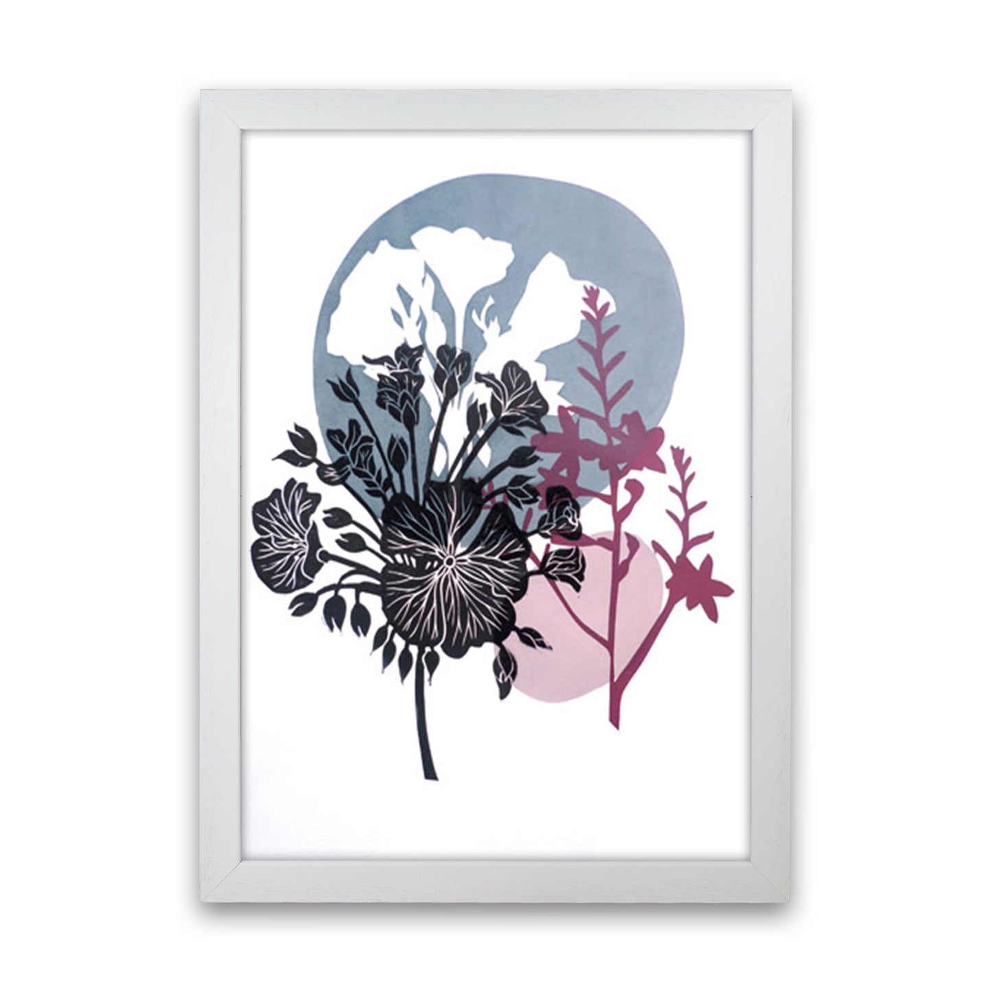 Montbretia postcard Art Print by Kate Heiss White Grain