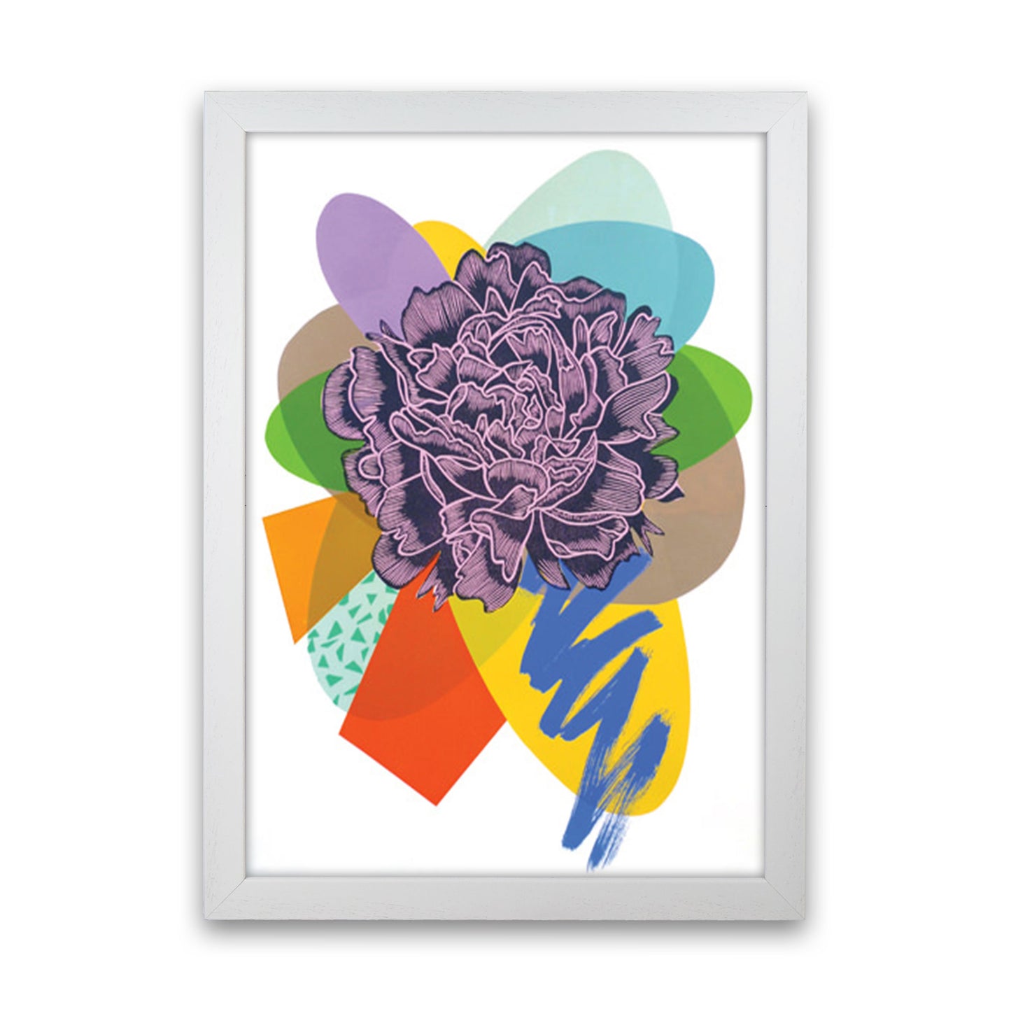 Peony 4 Series 1 Art Print by Kate Heiss White Grain