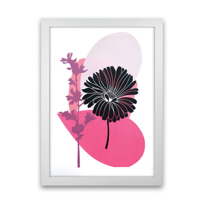 Calendula & Mallow Art Print by Kate Heiss White Grain